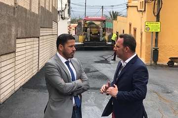 El asfaltado cubrirá 5.140 metros cuadrados de la calle de Alto de Los Leones (Foto TA)